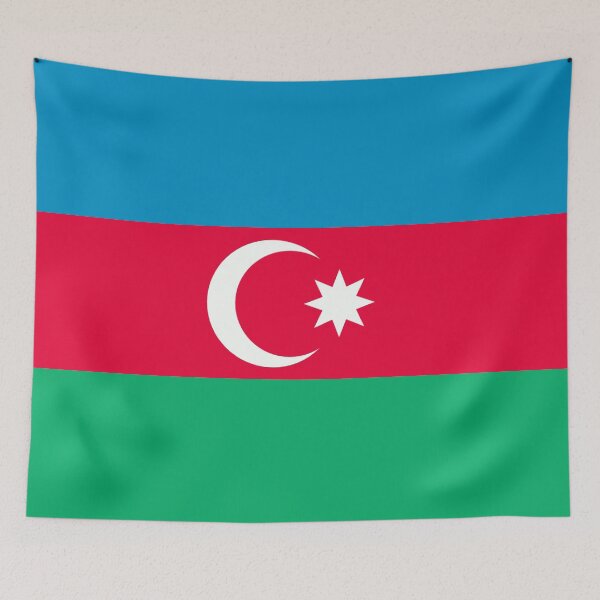 Item preview, Azerbaijan Flag designed and sold by YaelleDark.