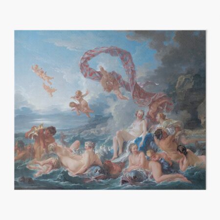 The Triumph of Venus - François Boucher Art Board Print for Sale by  themasters