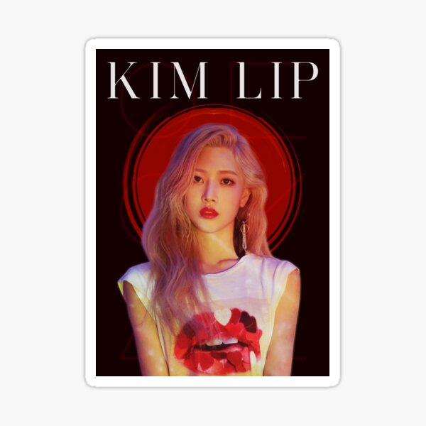 Loona Kim Lippe Sticker