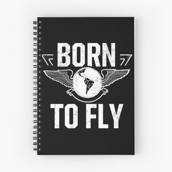 Item preview, Born to fly pilot saying pilot gift designed and sold by dtino.