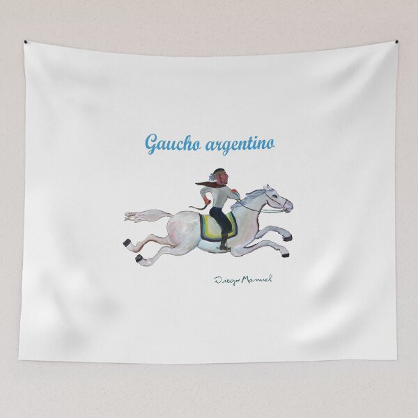 Item preview, Gaucho on horseback 2 designed and sold by Diego Manuel Rodriguez.