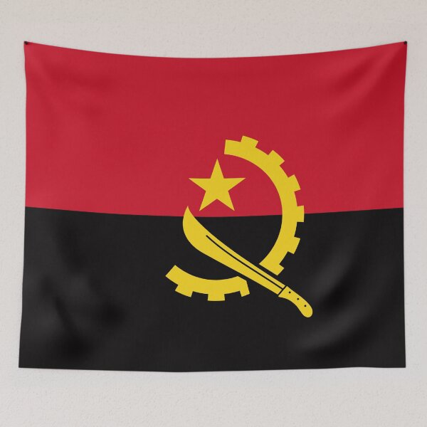 Item preview, Angola Flag designed and sold by YaelleDark.