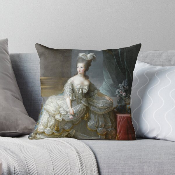 Marie Antoinette Throw Pillow, Paris pillow, Pastel decor, Paris cushion,  Marie-Antoinette decor, Paris bedding, eat cake, gift for her