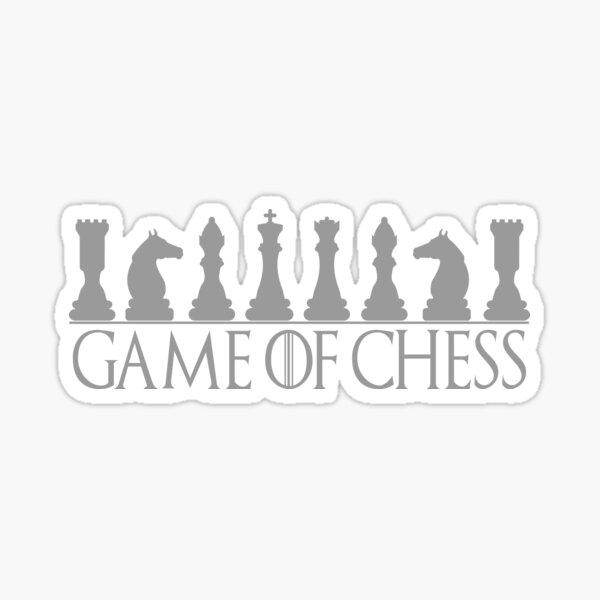 Game Of Chess - Chess Design Sticker
