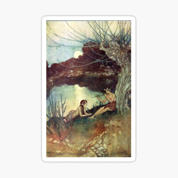 Item preview, Caliban - The Tempest Edmund Dulac designed and sold by forgottenbeauty.