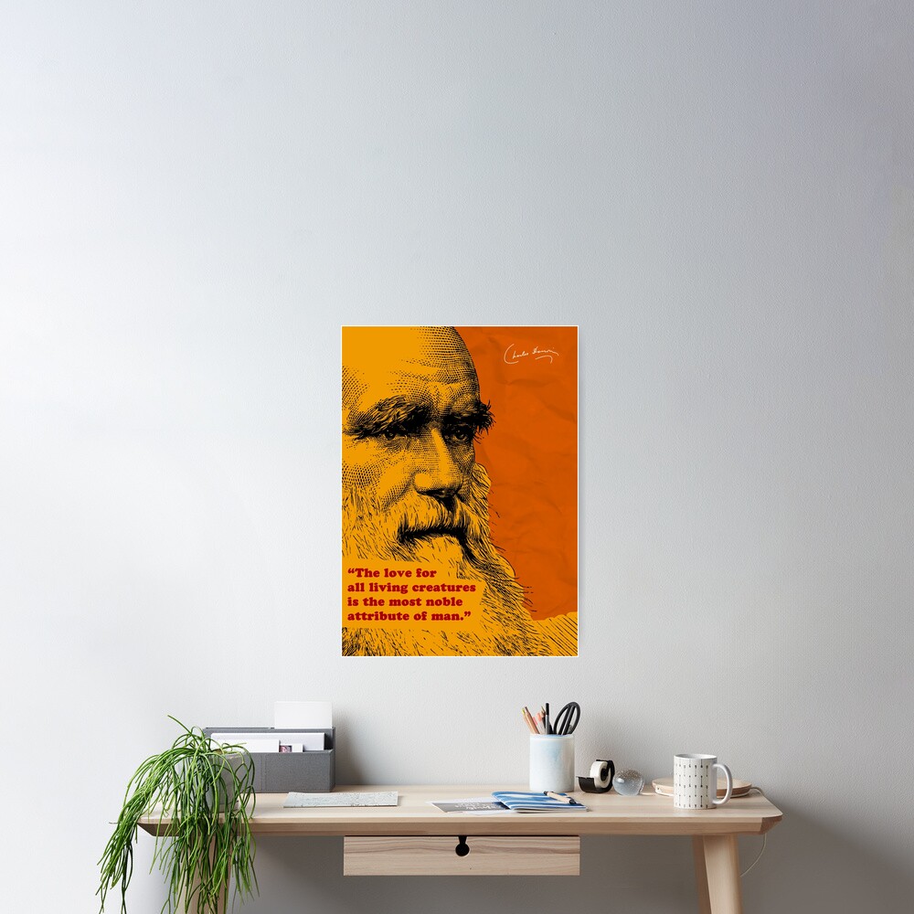Charles Darwin Quote 5 Poster