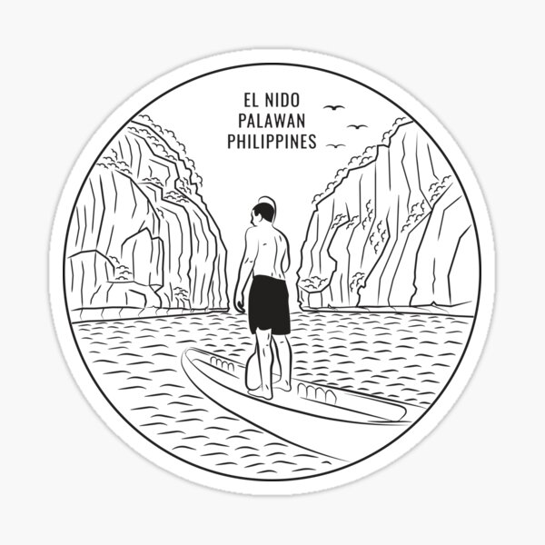 "El Nido Palawan Philippines" Sticker for Sale by hadehaylar Redbubble
