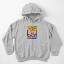 TIGER, Growl, Circus Poster, Ringling Bros, Circus, Animal, Vintage. Kids Pullover Hoodie