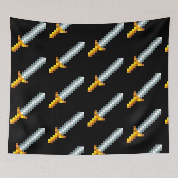 Item preview, Retro 8-bit pixel sword designed and sold by anziehend.