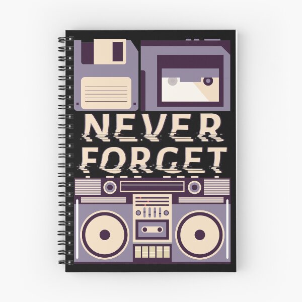 Item preview, Never Forget VHS cassette Eighties Retro disc designed and sold by anziehend.