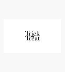 Trick or Treat Photographic Print