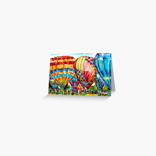 Canberra Balloon Spectacular Greeting Card