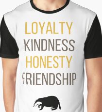 Yellow words Graphic T-Shirt