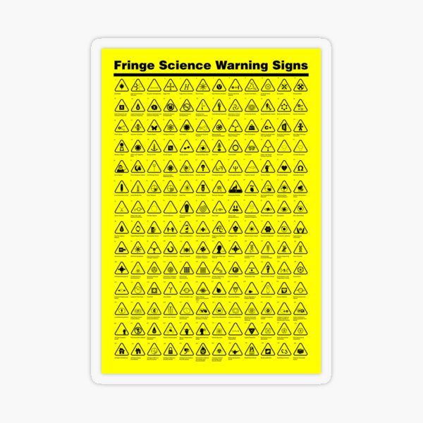 Item preview, Fringe Science Warning Signs designed and sold by Raildur.