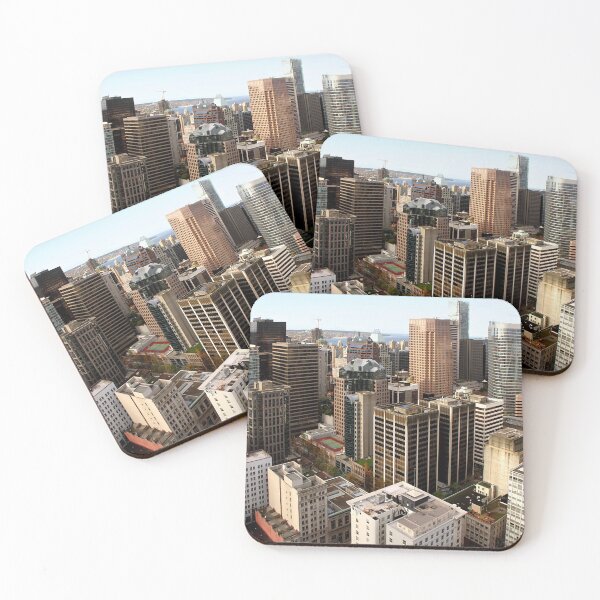 Item preview, Downtown Skyscrapers from Harbour Tower, Vancouver City, Canada  designed and sold by Carole-Anne.