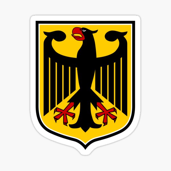 Item preview, FLAGS AND DEVICES OF THE WORLD - GERMAN EAGLE COAT OF ARMS designed and sold by WOOFANG.