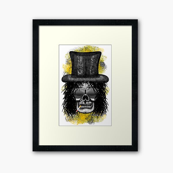 Errorface Skull Icons - Snake Framed Art Print