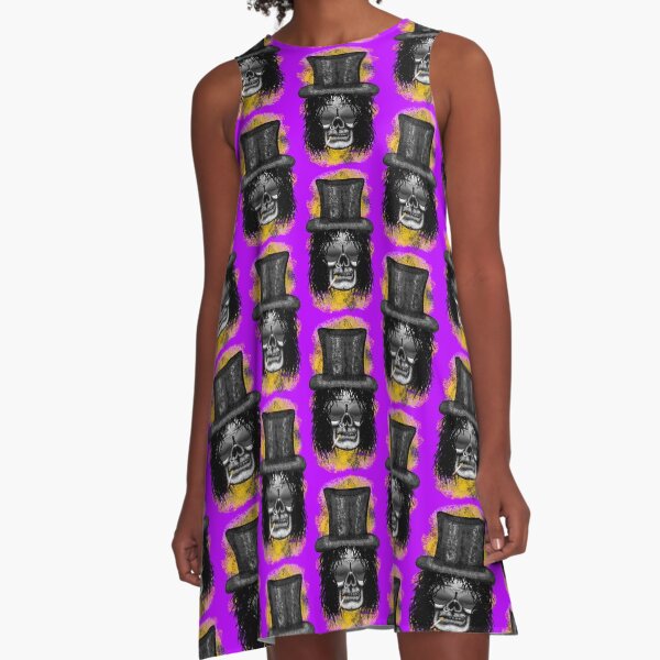 Errorface Skull Icons - Snake A-Line Dress