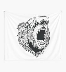 Bear Goggles Wall Tapestry