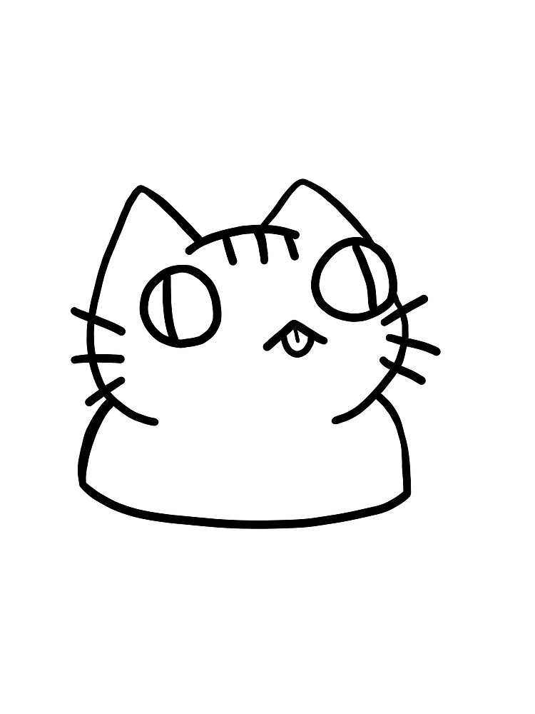 Derpy Cat Drawing - Elesaiu Wallpaper