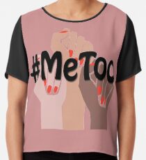 Ich auch, #metoo, sexuelle Belästigung, Frauen März Chiffontop