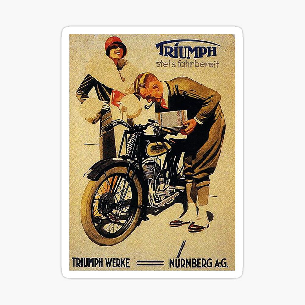 VINTAGE ZUNDAPP MOTORCYCLE MOTORBIKE ADVERTISING A2 POSTER PRINT