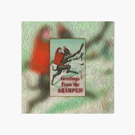 Greetings from the Krampus! Art Board Print