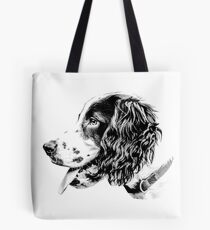 Cocker in Black and White Tote Bag