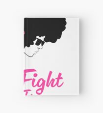Breast Cancer Shirt For Men, Breast Cancer Shirt, Black Woman Shirt, Breast Cancer Awareness Shirt, Black Woman Tee, Pink Ribbon Shirt Hardcover Journal
