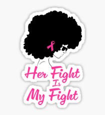 Breast Cancer Shirt For Men, Breast Cancer Shirt, Black Woman Shirt, Breast Cancer Awareness Shirt, Black Woman Tee, Pink Ribbon Shirt Sticker