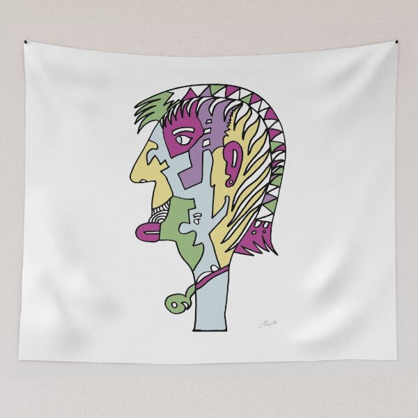 Item preview, "Caripela" colorful III designed and sold by Cristóbal Peña y Lillo.