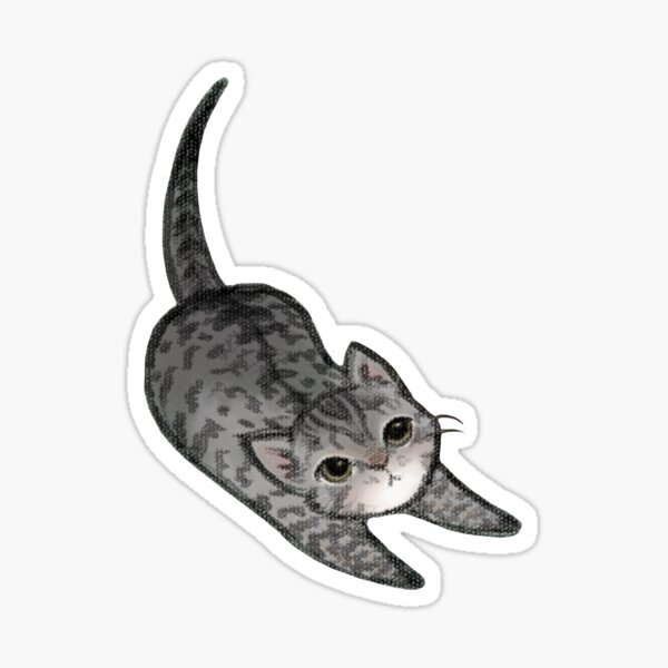 Kitten Pattern Stickers Redbubble - mutie the cat roblox