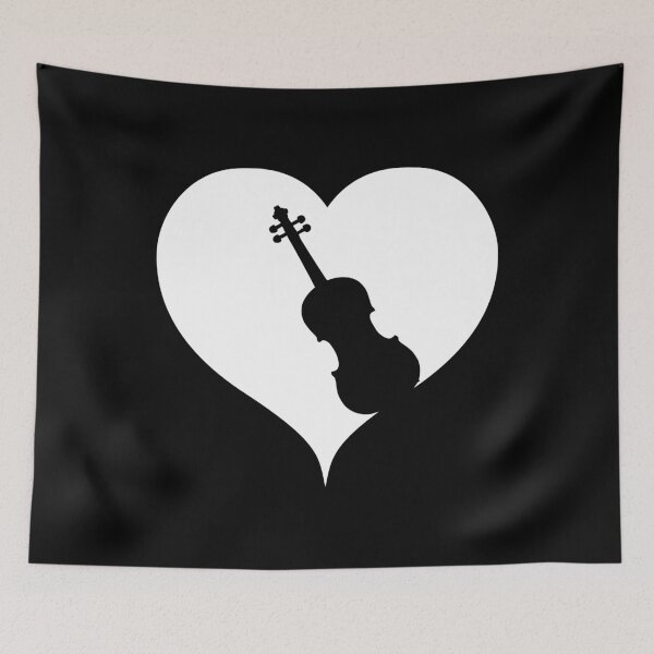 Item preview, Heart violin violin designed and sold by RetroFuchs.