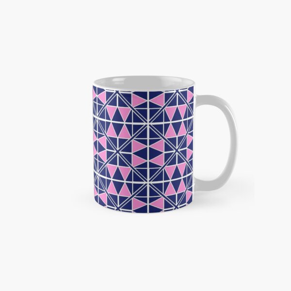 Navy Glow Pattern Classic Mug
