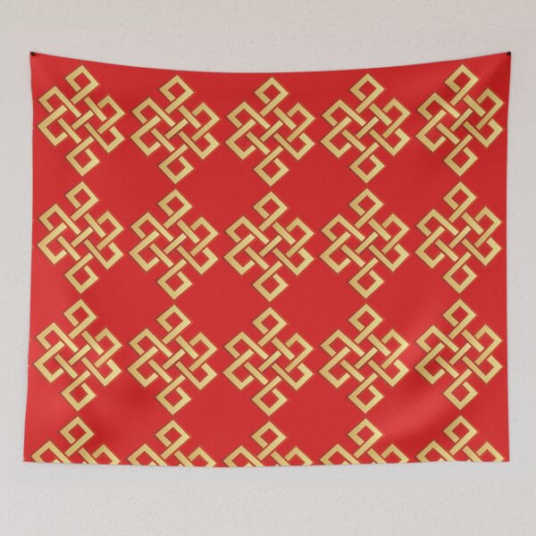 Item preview, The Endless Knot (One of the Eight Symbols of Buddhism) designed and sold by PromoteProgress.