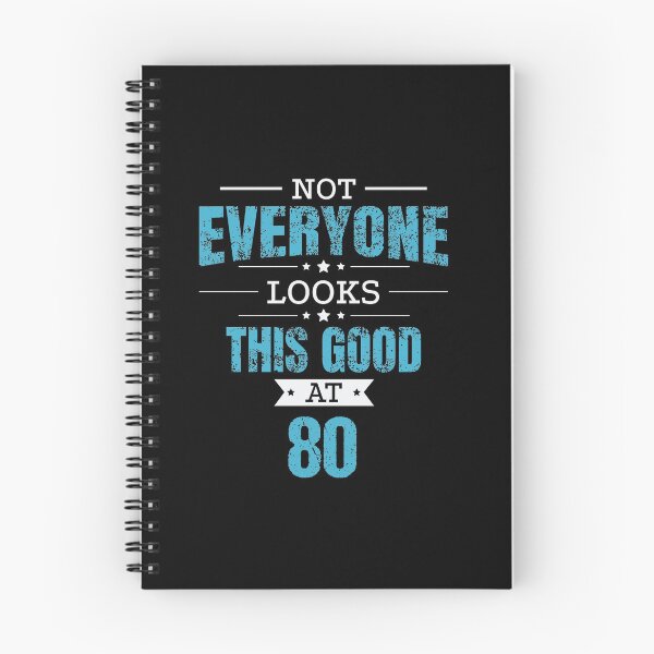 Item preview, 80th Birthday Gift Retro Eighty 80 Years Looks This Good Blue designed and sold by haselshirt.