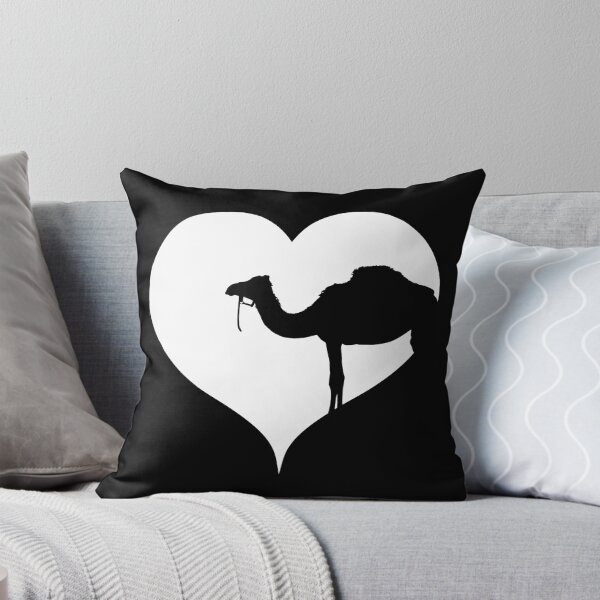 Item preview, Heart camel dromedary designed and sold by RetroFuchs.