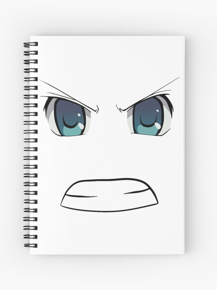 Cuaderno de espiral «Cara enojada - estilo anime» de NyteVisions | Redbubble Cuaderno de espiral «Cara enojada - estilo anime» de NyteVisions | Redbubble