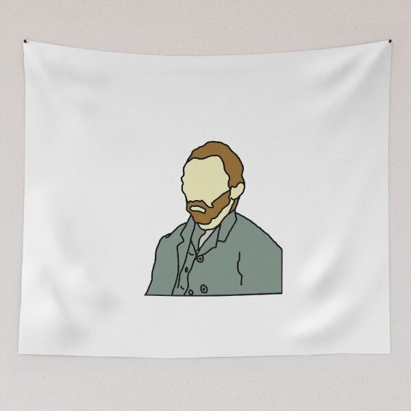 Item preview, Ilustración de Van Gogh designed and sold by RubyGoesBananas.