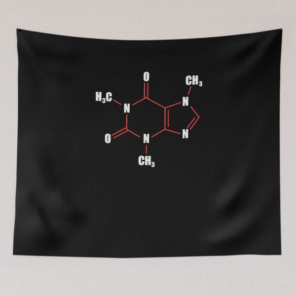 Item preview, Caffeine Molecule V6 designed and sold by TeeTimeGuys.