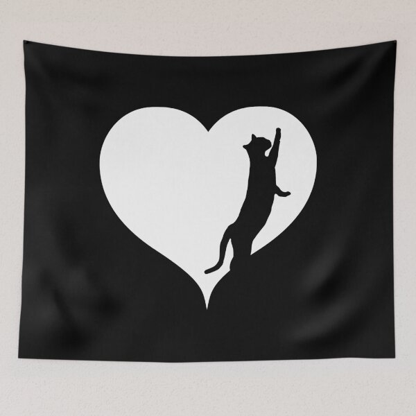 Item preview, Heart kitten kitten designed and sold by RetroFuchs.