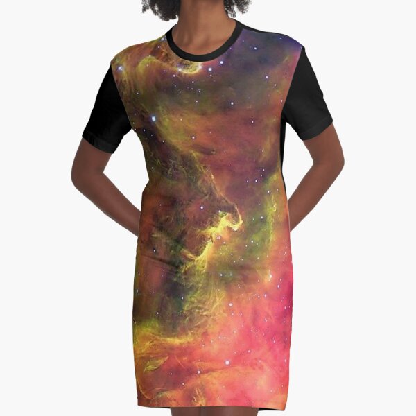 #nebula #space #star #universe sky astronomy cosmos galaxy Graphic T-Shirt Dress