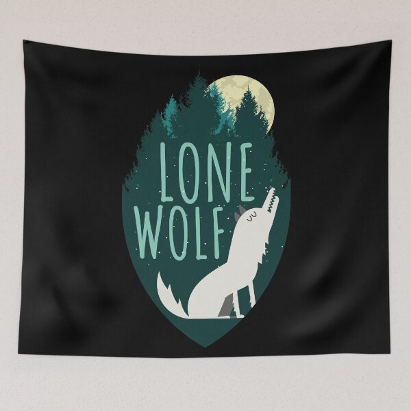 Item preview, Lonely wolf designed and sold by anziehend.