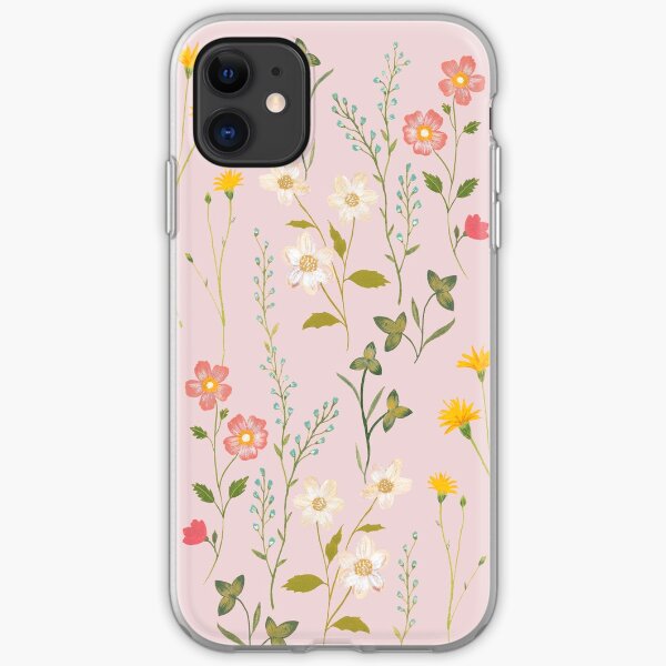 Dreamy Floral Pattern iPhone Soft Case