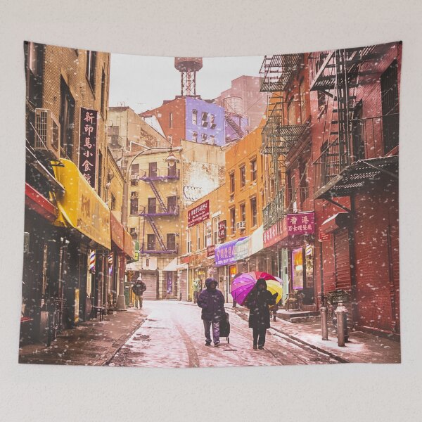 Item preview, A Colorful Snowstorm - New York City designed and sold by Vivienne Gucwa.