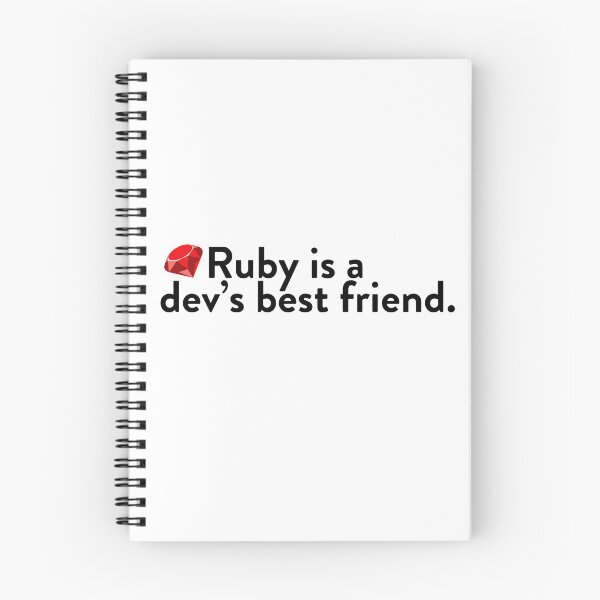 Item preview, Ruby is a Dev's Best Friend designed and sold by ienjoydogs.