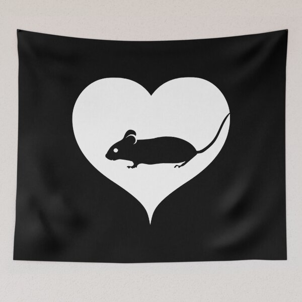 Item preview, Mouse shirt with silhouette designed and sold by RetroFuchs.