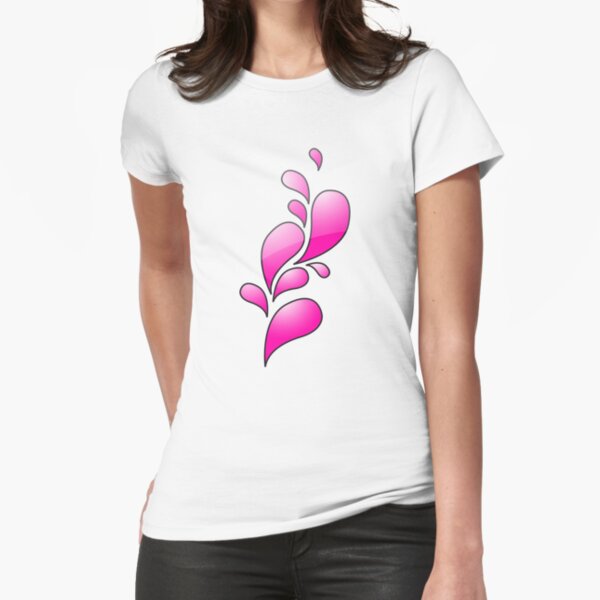 drops Fitted T-Shirt