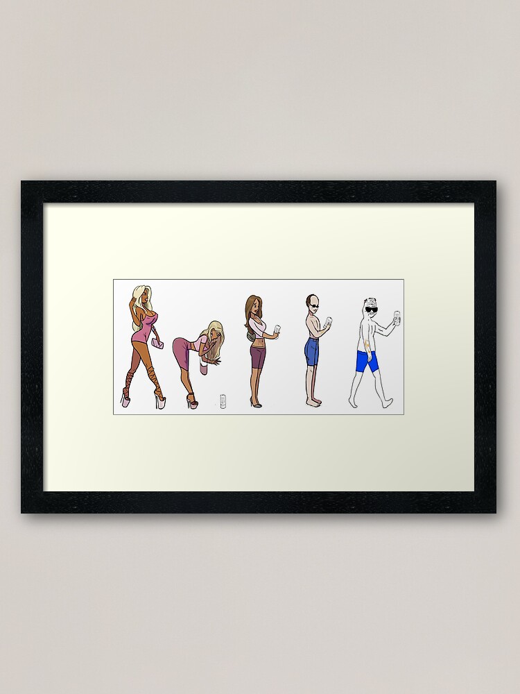 Evolution Framed Art Print By Boomerusa Redbubble - dodgeball free for all vip roblox