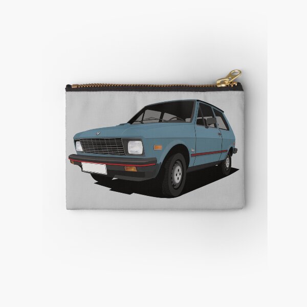 Item preview, Yugo car - blue - US version designed and sold by knappidesign.
